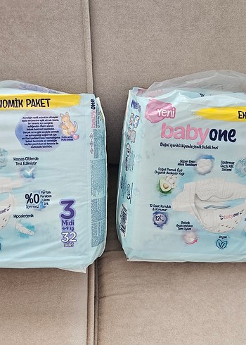 Diğer Babyone ve Babyor Organik Bebek Bezi Ekonomik Paket