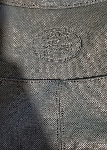orjinal lacoste Koyu Yeşil Deri Kadın Omuz Çantası - Görsel 2