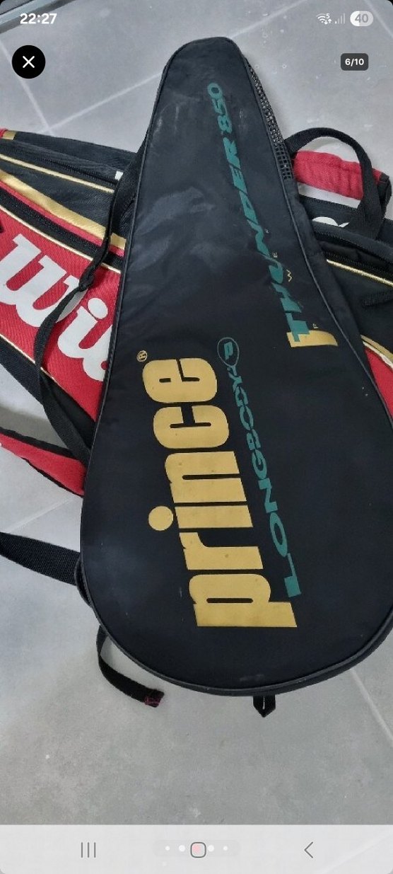 Kırmızı Baskılı Fermuarlı Erkek Spor Çantası - Görsel 5