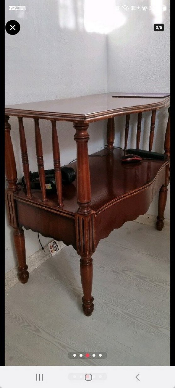 Kahverengi Ahşap Bebek Alt Değiştirme Masası - Görsel 3