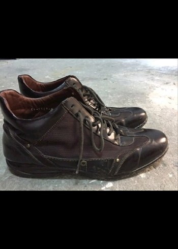 Kahverengi Bağcıklı Erkek Biker Botu - Görsel 5