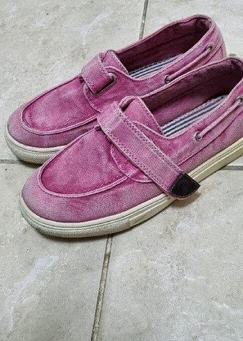 Kız Çocuk Pembe Tokalı Loafer Ayakkabı - Görsel 2