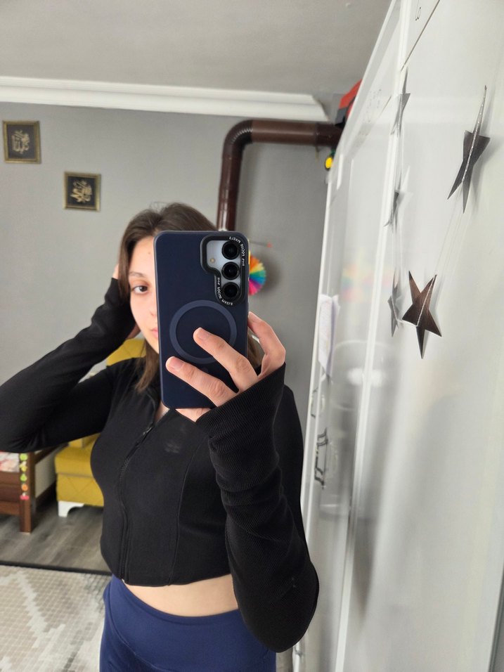 Siyah Body Crop - Görsel 2