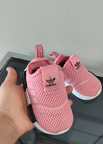19 Beden pembe Renk Kız Çocuk Pembe Adidas Spor Ayakkabı