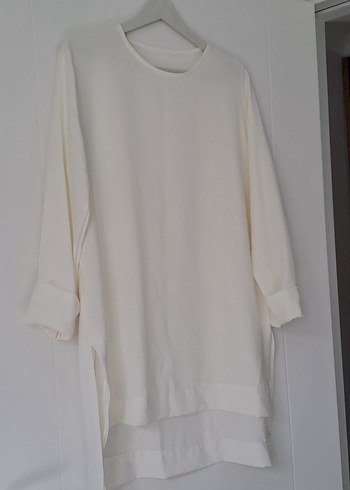 Kadın Haki Uzun Askılı Keten Tulum + Gömlek - Görsel 8