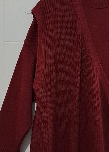 diğer Beden bordo Renk Triko