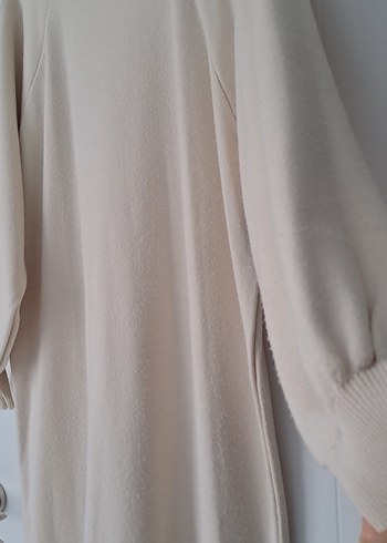 Bej Kadın Uzun Triko Elbise - Görsel 3