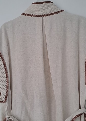 Güpür detaylı yelek - Görsel 5