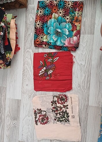  10 lu set Ceyizlik bohcalik el emegi igne oyali esarp / yemene 