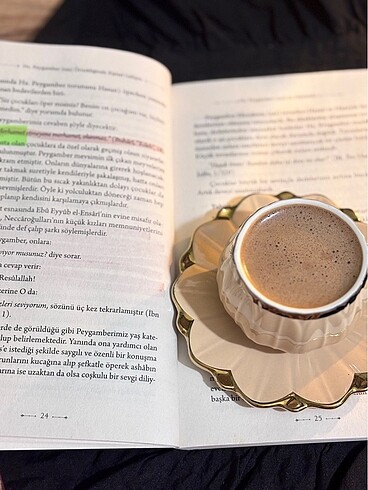 Beden ten rengi Renk Karaca çiçek fincan takımı