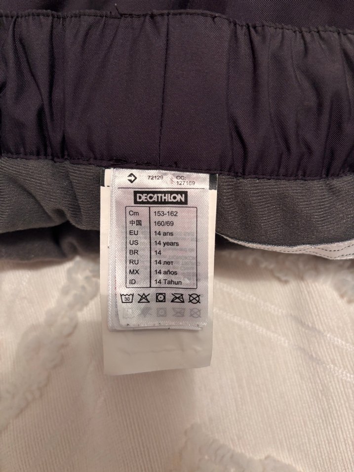 Siyah Kız-Erkek Çocuk Kayak Pantolonu Bol Kesim - Görsel 4