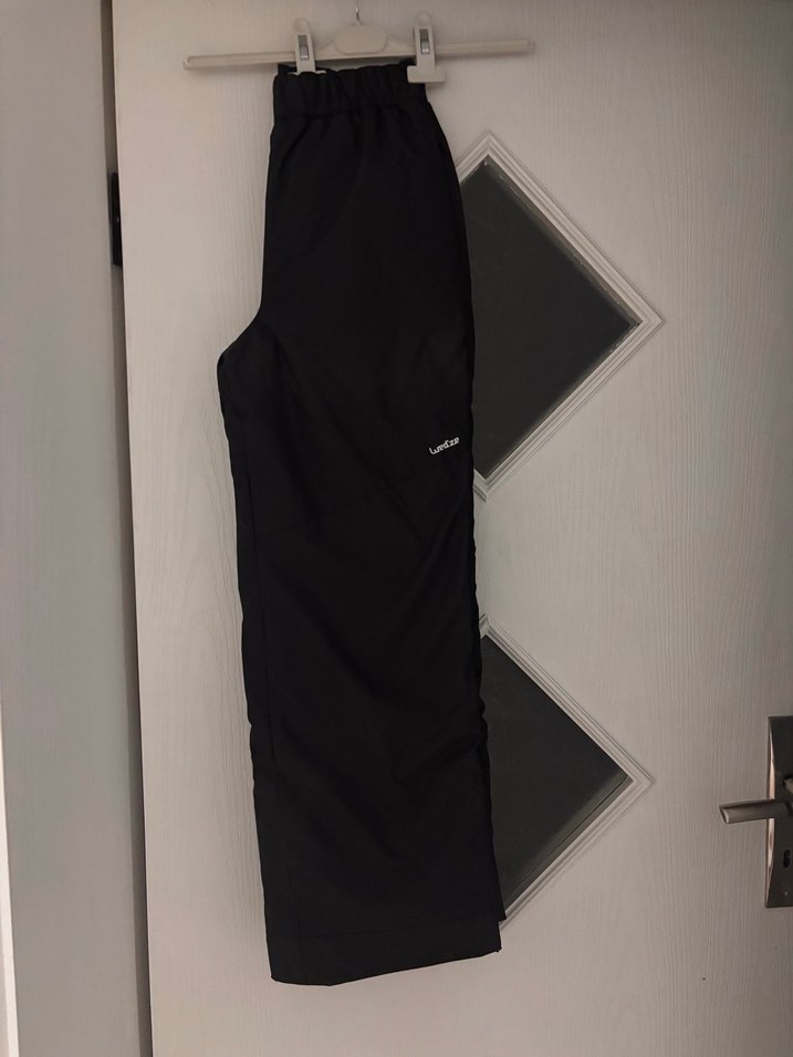 Siyah Kız-Erkek Çocuk Kayak Pantolonu Bol Kesim - Görsel 2