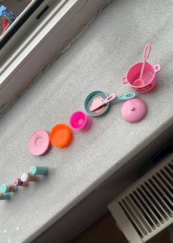 Pembe Mini Mutfak Seti Oyuncakları - Görsel 5