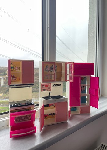 Pembe Mini Mutfak Seti Oyuncakları - Görsel 2