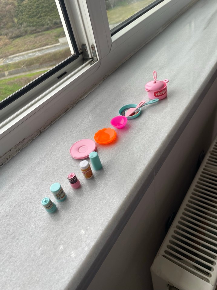 Pembe Mini Mutfak Seti Oyuncakları - Görsel 3