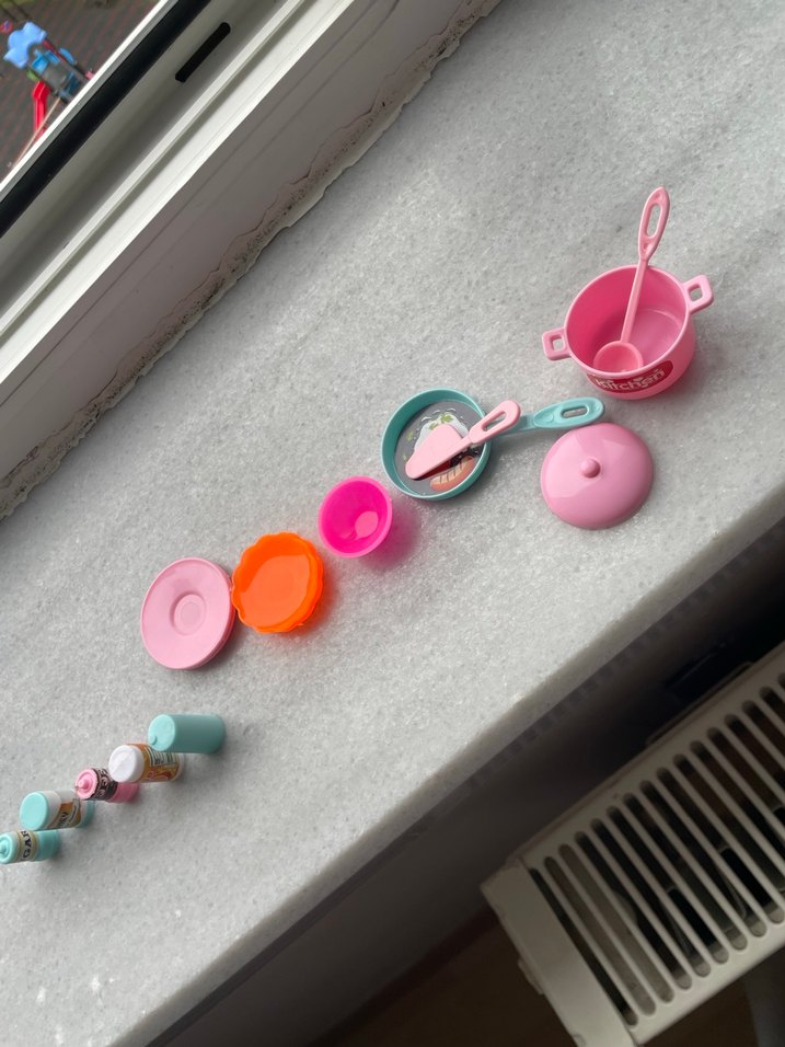 Pembe Mini Mutfak Seti Oyuncakları - Görsel 5