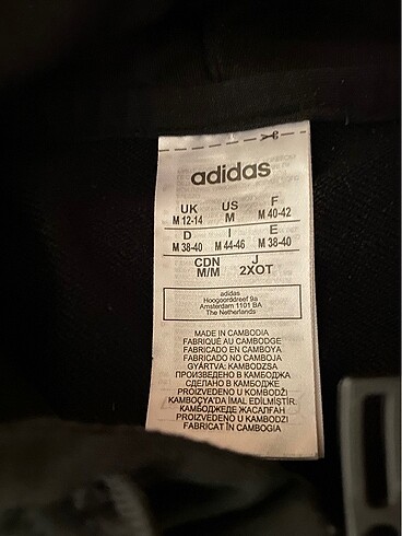 m Beden Adidas Eşofman Üstü