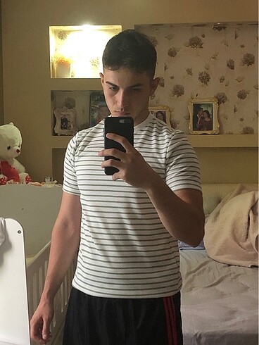 Koton Cizgili Tshirt Hafif Yazlık