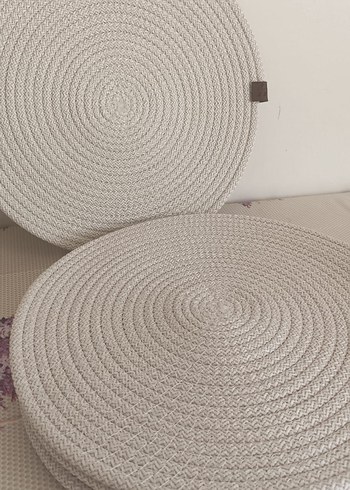 Jüt Supla Amerikan Servis Taş Krem 6'li - Görsel 2