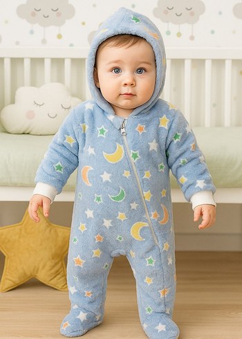 uni. Çocuk Polar Eşofman Takımı&tulum 0-12yas - Görsel 4