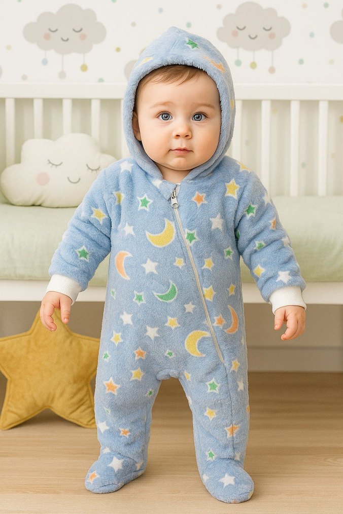 uni. Çocuk Polar Eşofman Takımı&tulum 0-12yas - Görsel 4