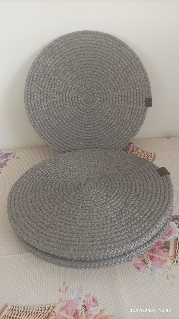 jüt Supla Amerikan Servis orta gri 6'li - Görsel 2