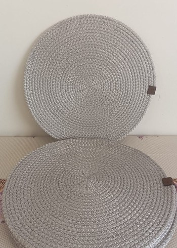 jüt Supla Amerikan Servis gümüş gri 6,li - Görsel 2