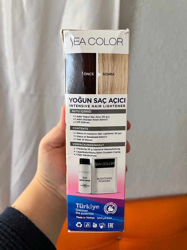 Sea color Saç Açıcı - Görsel 2