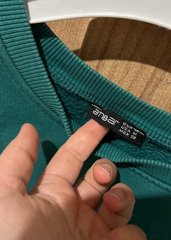 Diğer Koyu Yeşil Kısa Kesim Kadın Sweatshirt
