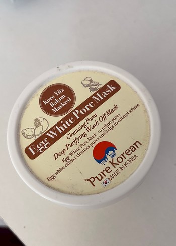 Egg White Gözenek Temizleyici Maske