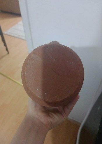 Beden Diger Koyu Kahverengi Kulplu Vazo