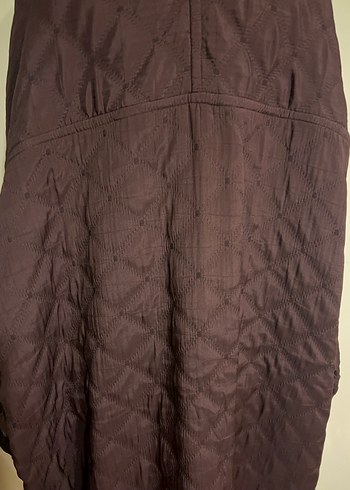 diğer Beden Acı kahve oversize kesim astarsız kimono trençkot
