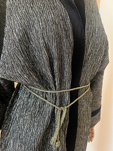 m Beden Bakır rengi brokar kimono