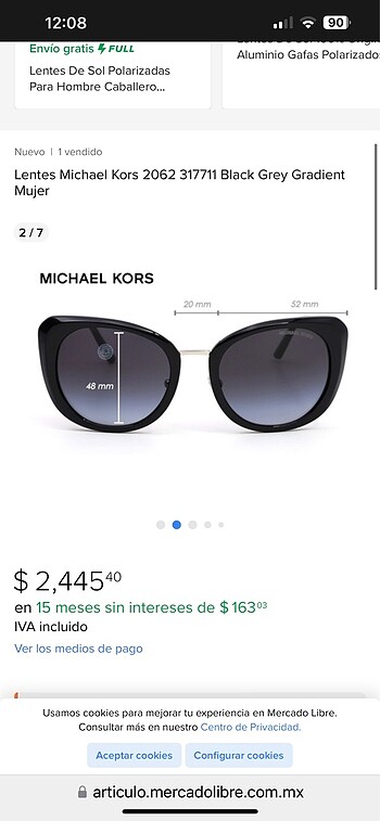 Michael Kors güneş gözlüğü
