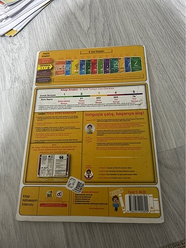  8. Sınıf Türkçe test kitabı