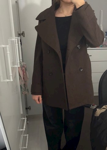 Mango %70yün kaban - Görsel 2