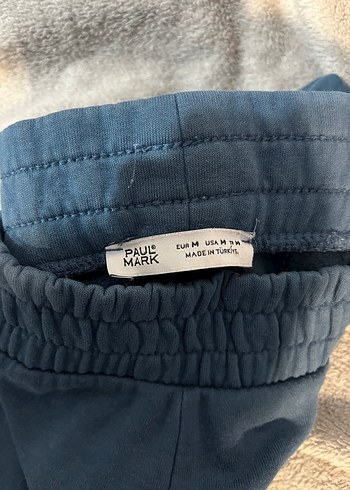 Mavi Rahat Kesim Kadın Eşofman Altı - Görsel 2