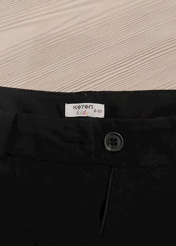 Siyah Kız Çocuk Kumaş Şort - Görsel 2