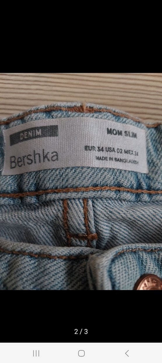 Bershka Mom Slim Kot Pantolon - Görsel 2