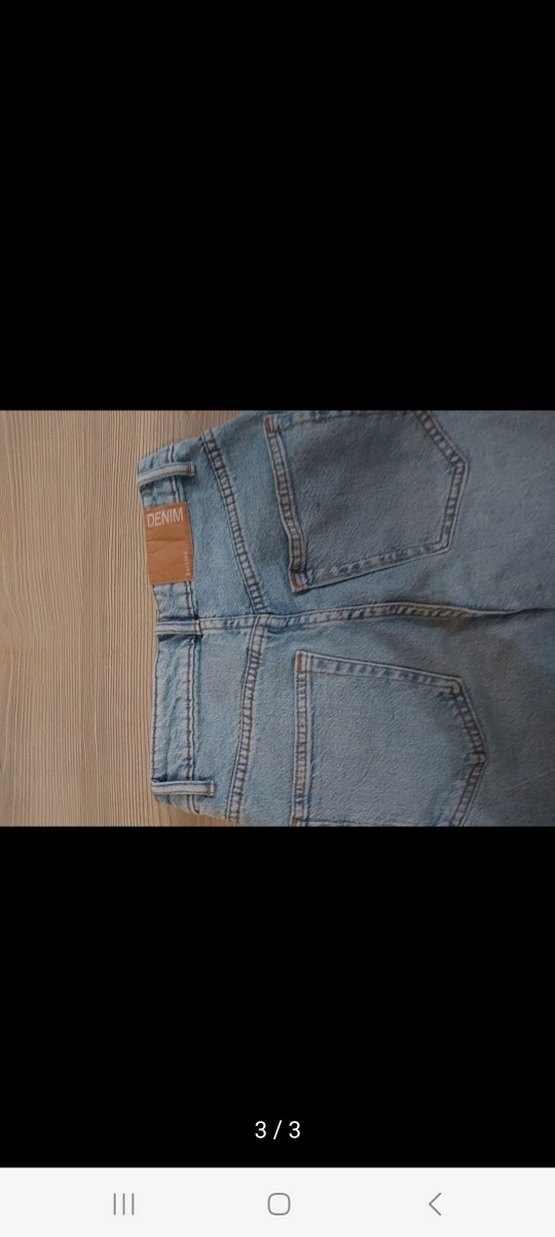 Bershka Mom Slim Kot Pantolon - Görsel 3