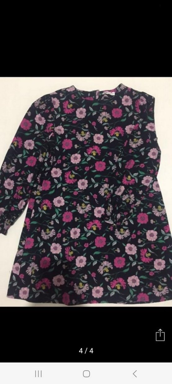 Koton Uzun Kollu Kız Elbisesi - Görsel 4