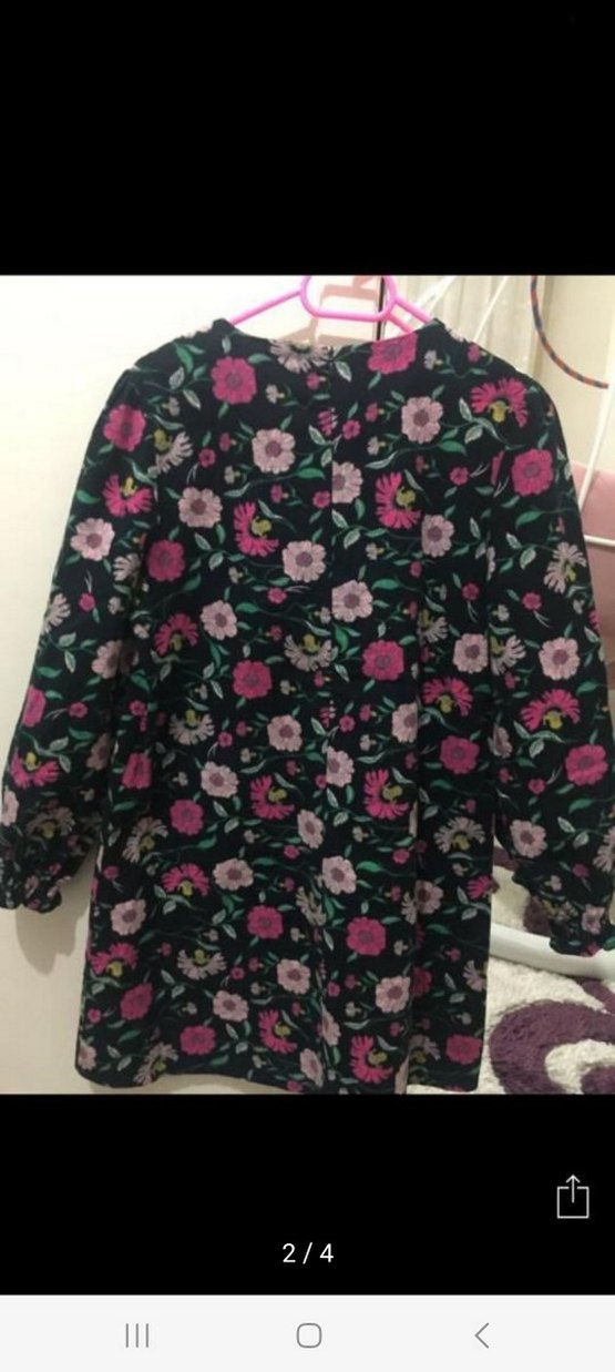 Koton Uzun Kollu Kız Elbisesi - Görsel 2