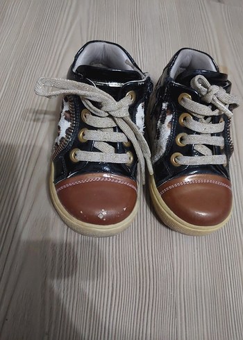 Leopar Desenli Kız Bebek Ayakkabısı - Görsel 2