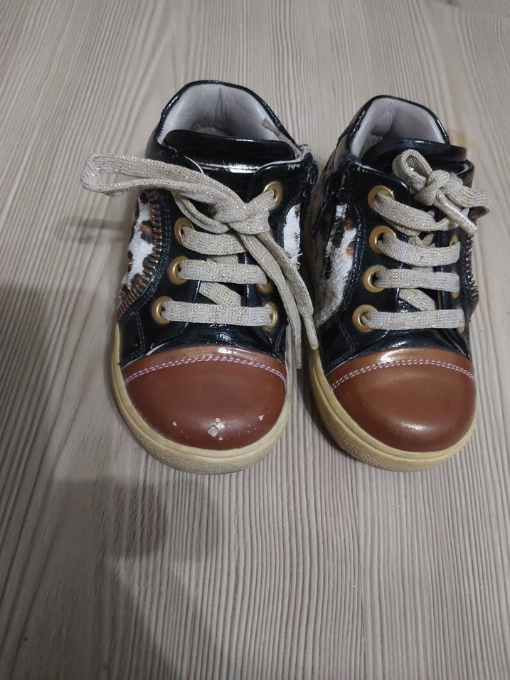 Leopar Desenli Kız Bebek Ayakkabısı - Görsel 2