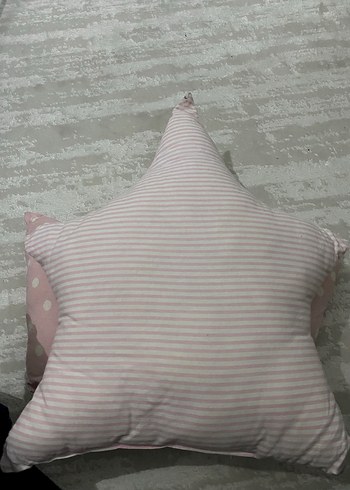 Pembe Nakışlı Çocuk Yastığı 2 Li - Görsel 4