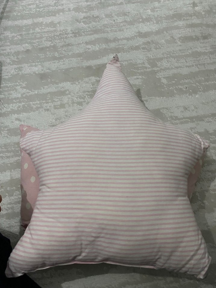 Pembe Nakışlı Çocuk Yastığı 2 Li - Görsel 4