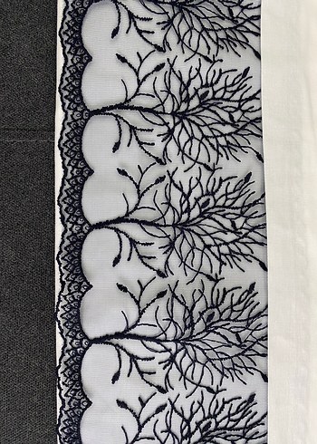 Nakışlı Beyaz Nevresim Takımı elart - Görsel 4