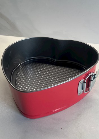 Cinmax 3 Parça Kırmızı Yapışmaz Kek Kalıbı - Görsel 6