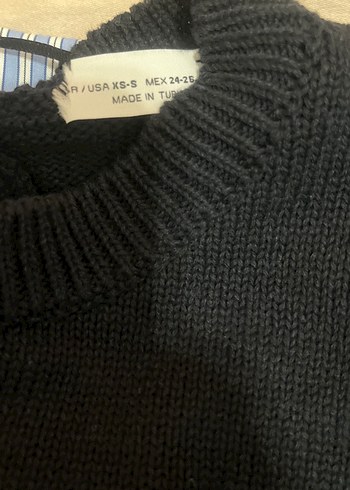 Mavi Çizgili Kadın Gömlek - Görsel 4