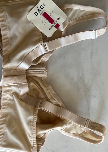 Bej Parlak Midi Sütyen - Görsel 2